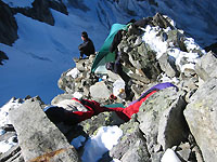 alpinisme  Chamonix avec un guide de haute montagne