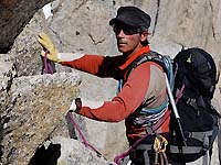 alpinisme  Chamonix avec un guide de haute montagne