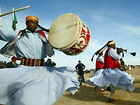 mhare dans le dsert tunisien - festival du desert de Douz