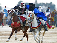 mhare dans le dsert tunisien - festival du desert de Douz